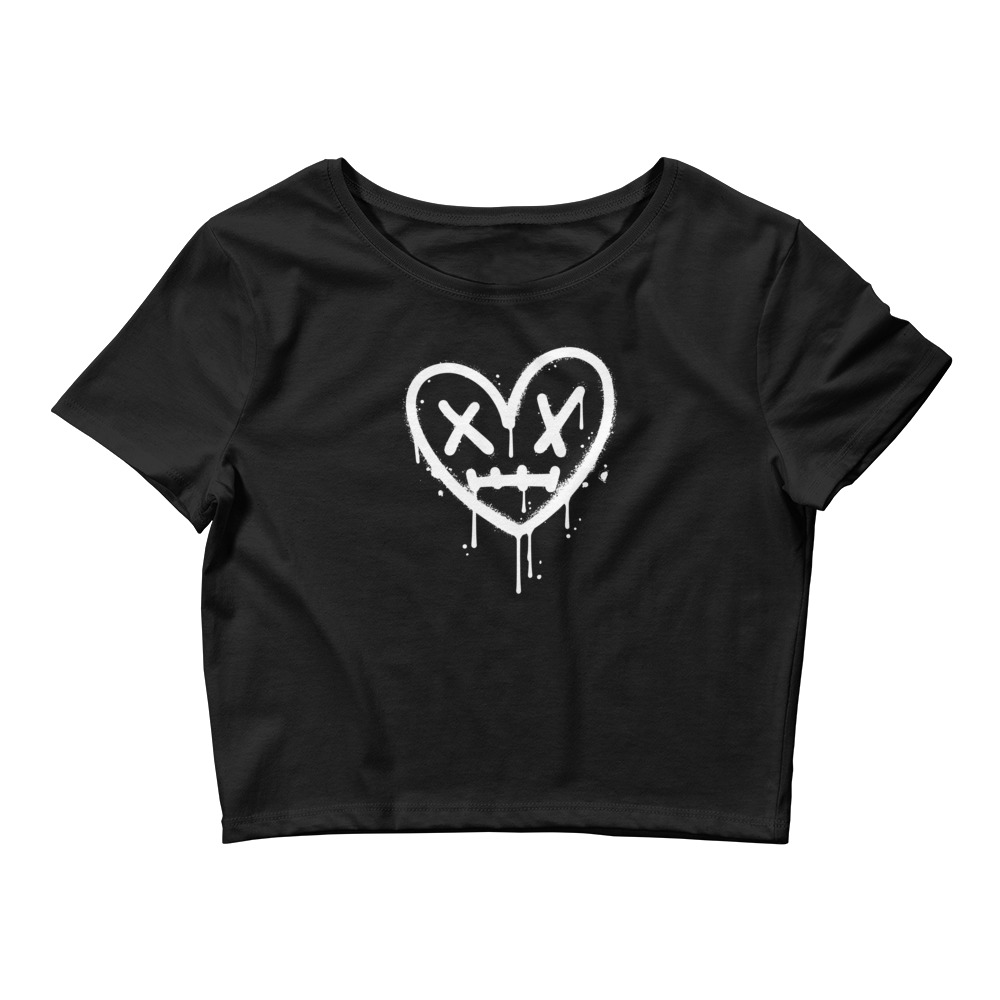 womens-crop-tee-black-front-